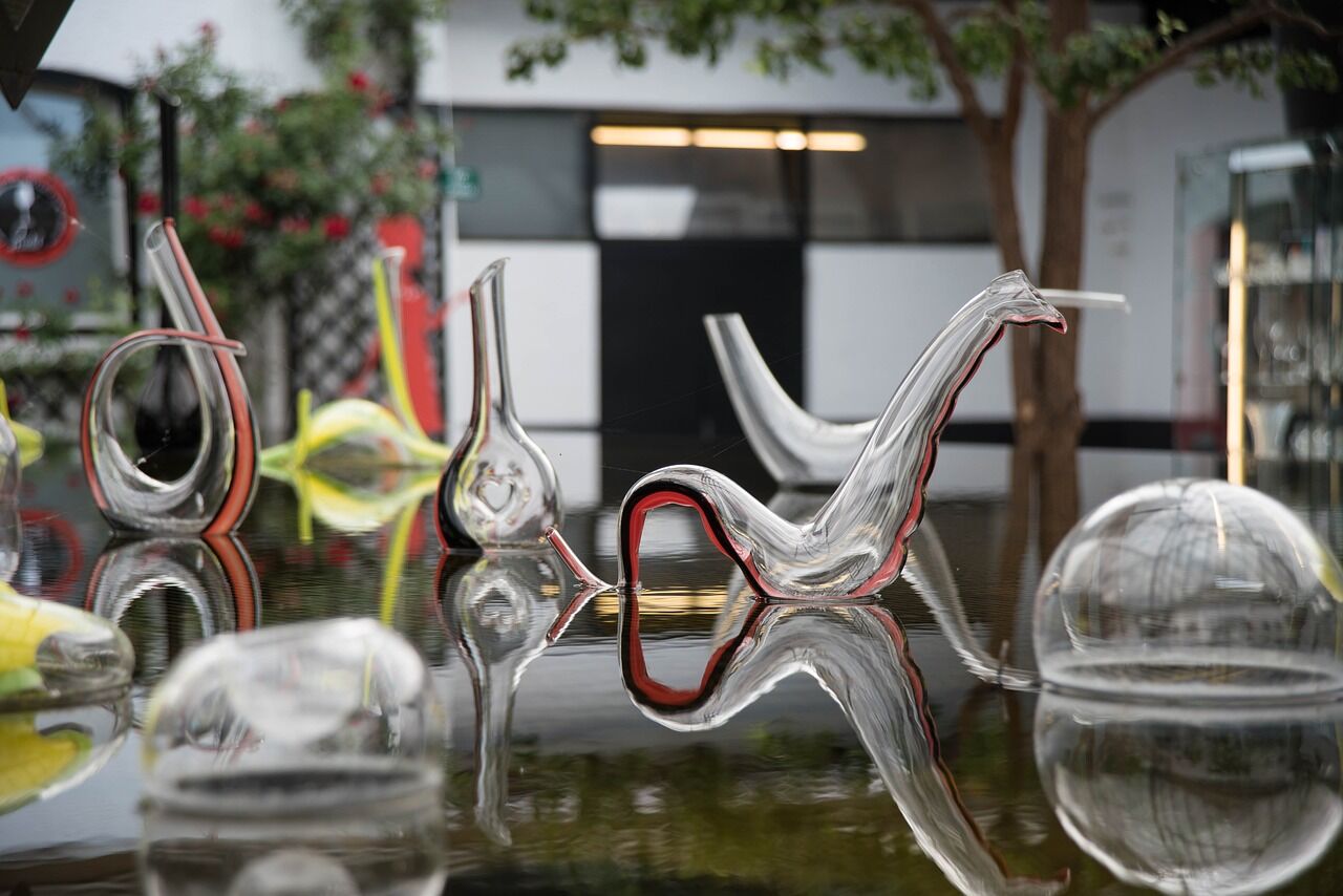 Glass arts made by an Estes Park glassblower